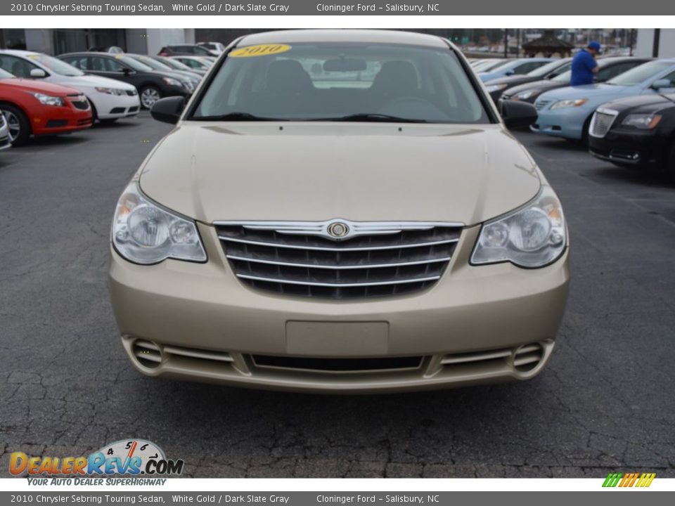 2010 Chrysler Sebring Touring Sedan White Gold / Dark Slate Gray Photo #21