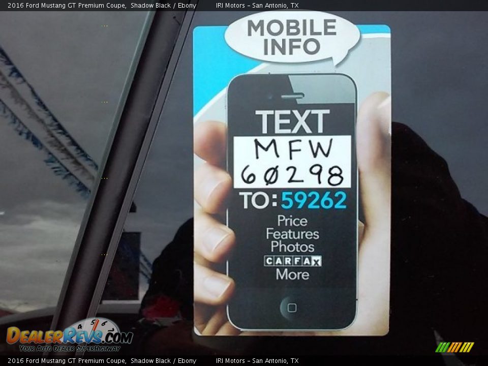 Dealer Info of 2016 Ford Mustang GT Premium Coupe Photo #2