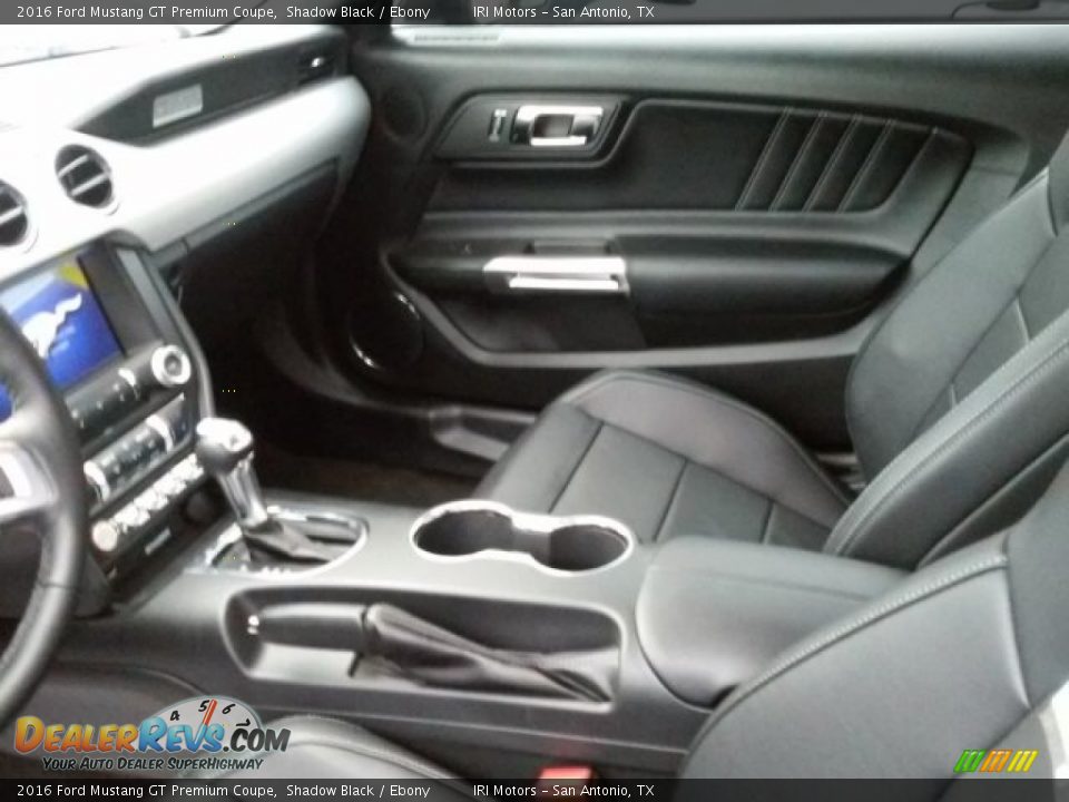 2016 Ford Mustang GT Premium Coupe Shadow Black / Ebony Photo #9