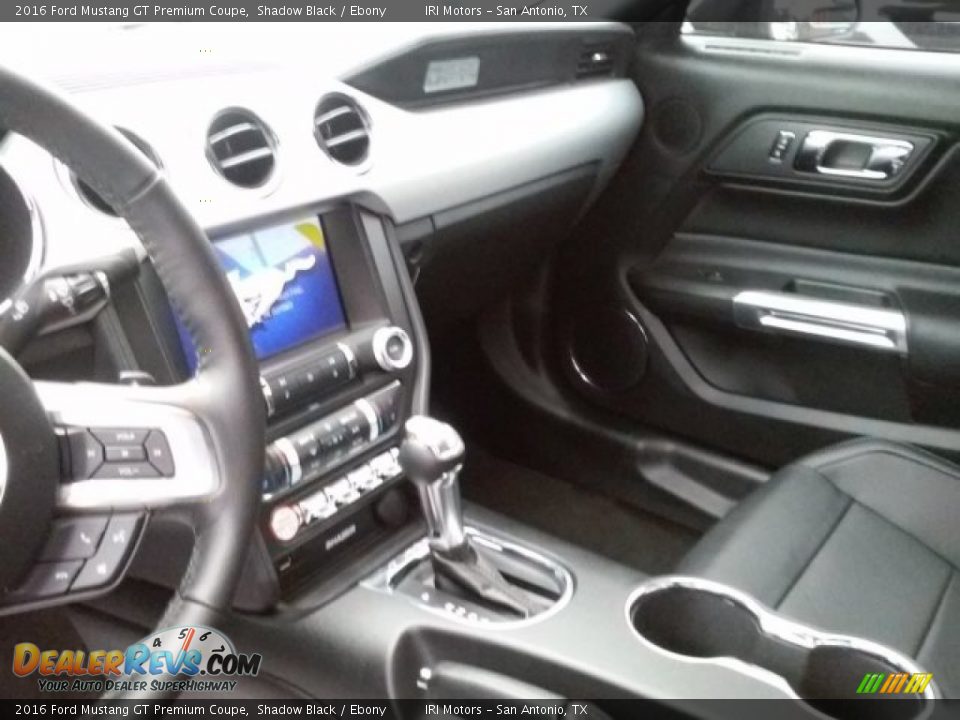 2016 Ford Mustang GT Premium Coupe Shadow Black / Ebony Photo #10