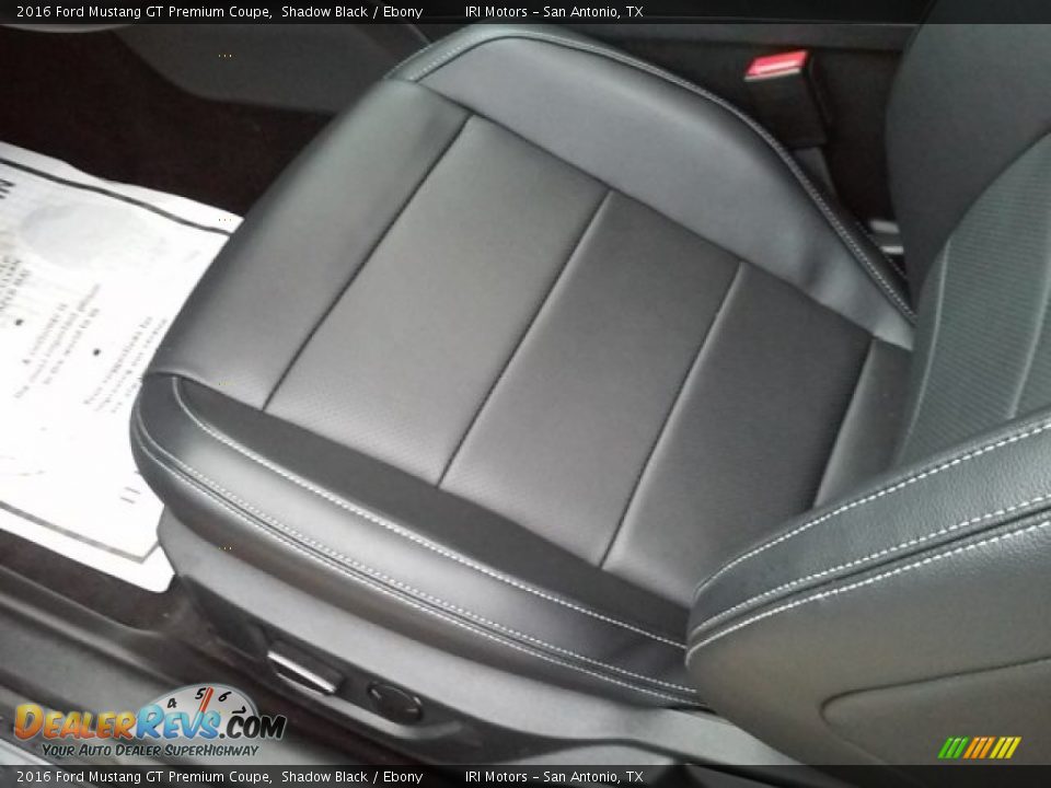 2016 Ford Mustang GT Premium Coupe Shadow Black / Ebony Photo #12