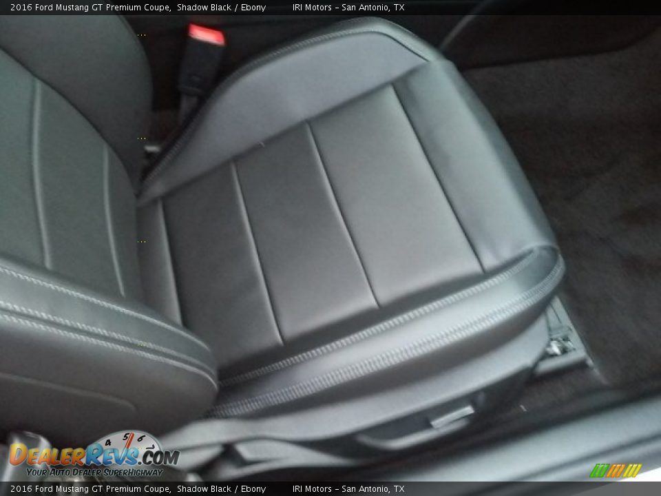 2016 Ford Mustang GT Premium Coupe Shadow Black / Ebony Photo #15