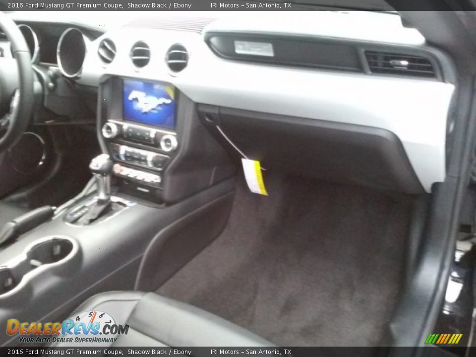 2016 Ford Mustang GT Premium Coupe Shadow Black / Ebony Photo #16