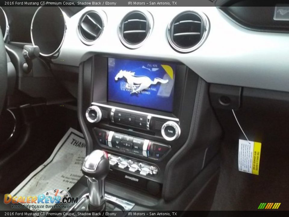 2016 Ford Mustang GT Premium Coupe Shadow Black / Ebony Photo #17