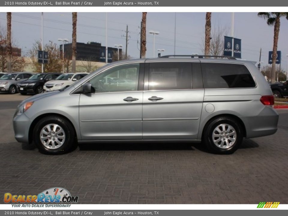 2010 Honda Odyssey EX-L Bali Blue Pearl / Gray Photo #4