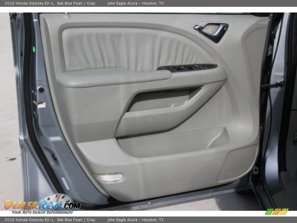 2010 Honda Odyssey EX-L Bali Blue Pearl / Gray Photo #15