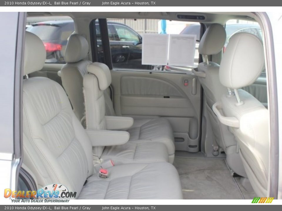 2010 Honda Odyssey EX-L Bali Blue Pearl / Gray Photo #20