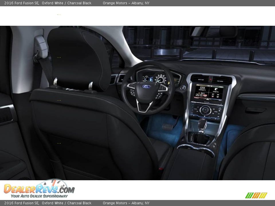 2016 Ford Fusion SE Oxford White / Charcoal Black Photo #2