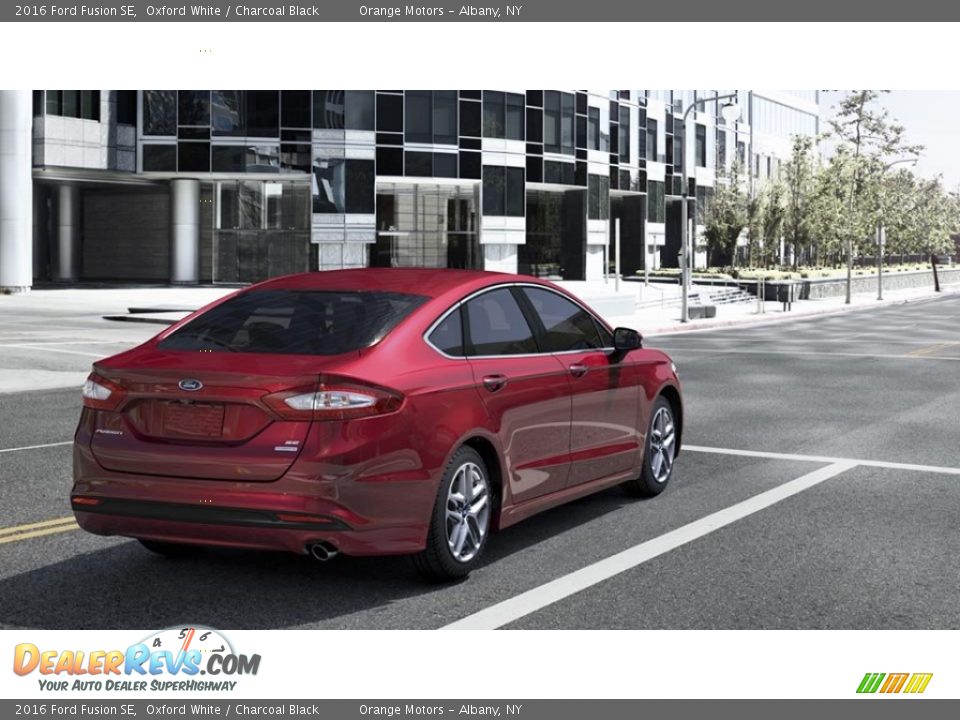 2016 Ford Fusion SE Oxford White / Charcoal Black Photo #6