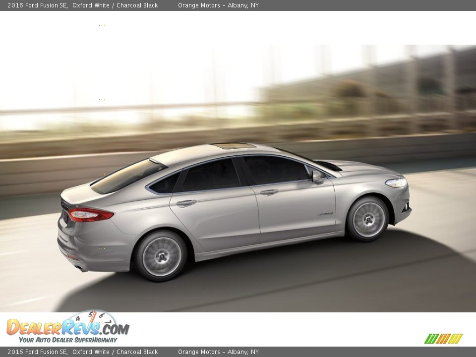 2016 Ford Fusion SE Oxford White / Charcoal Black Photo #13
