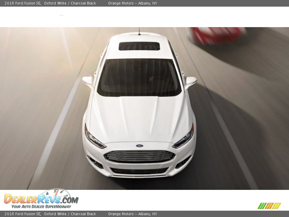 2016 Ford Fusion SE Oxford White / Charcoal Black Photo #14
