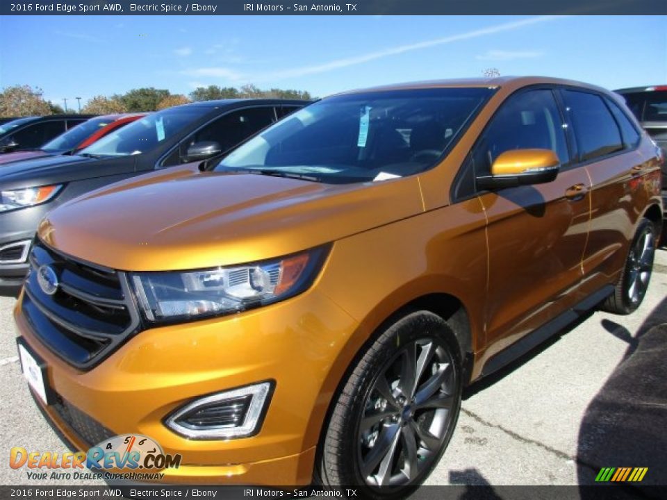 Front 3/4 View of 2016 Ford Edge Sport AWD Photo #2