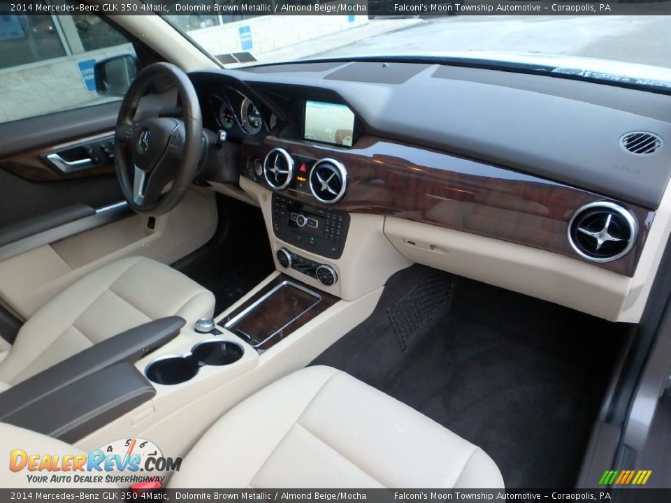 2014 Mercedes-Benz GLK 350 4Matic Dolomite Brown Metallic / Almond Beige/Mocha Photo #11