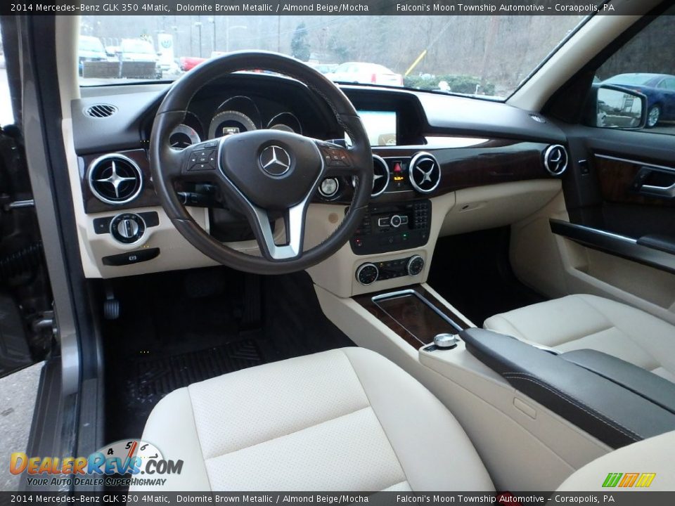 2014 Mercedes-Benz GLK 350 4Matic Dolomite Brown Metallic / Almond Beige/Mocha Photo #16
