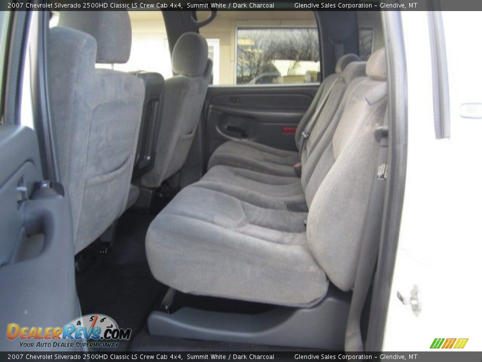 2007 Chevrolet Silverado 2500HD Classic LS Crew Cab 4x4 Summit White / Dark Charcoal Photo #13