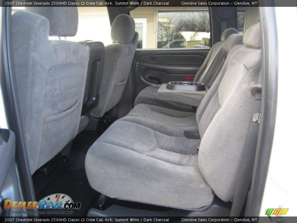 2007 Chevrolet Silverado 2500HD Classic LS Crew Cab 4x4 Summit White / Dark Charcoal Photo #14