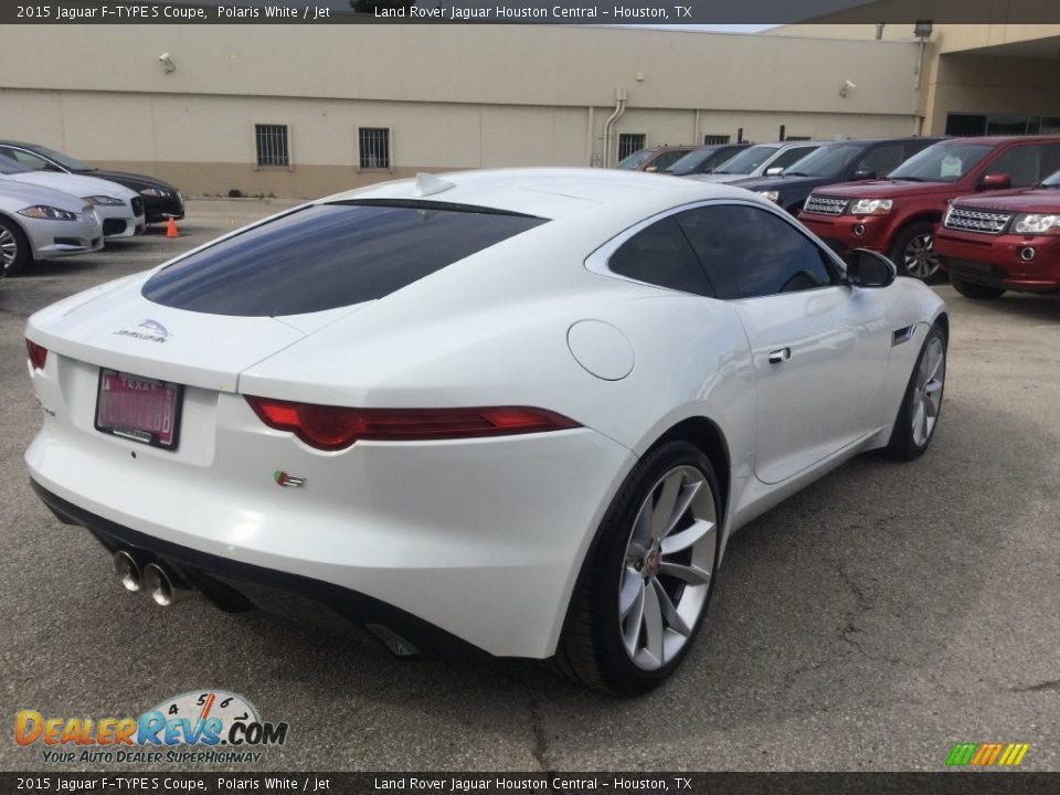 2015 Jaguar F-TYPE S Coupe Polaris White / Jet Photo #8