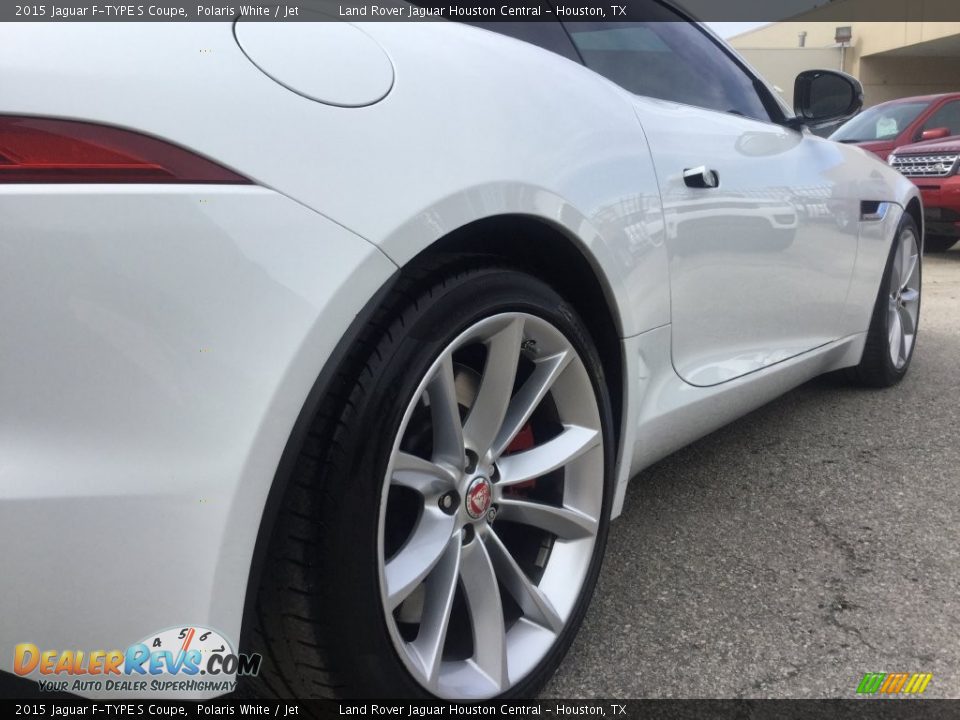 2015 Jaguar F-TYPE S Coupe Polaris White / Jet Photo #9