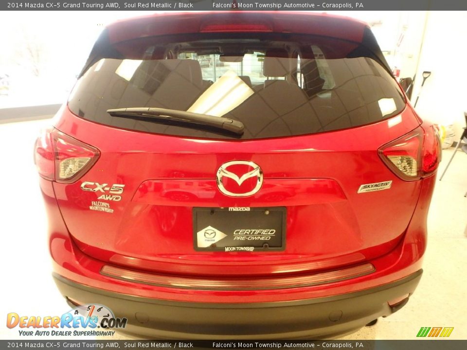 2014 Mazda CX-5 Grand Touring AWD Soul Red Metallic / Black Photo #3