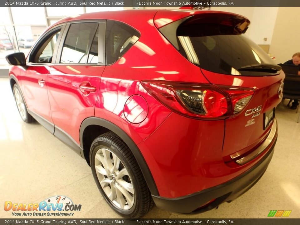 2014 Mazda CX-5 Grand Touring AWD Soul Red Metallic / Black Photo #4