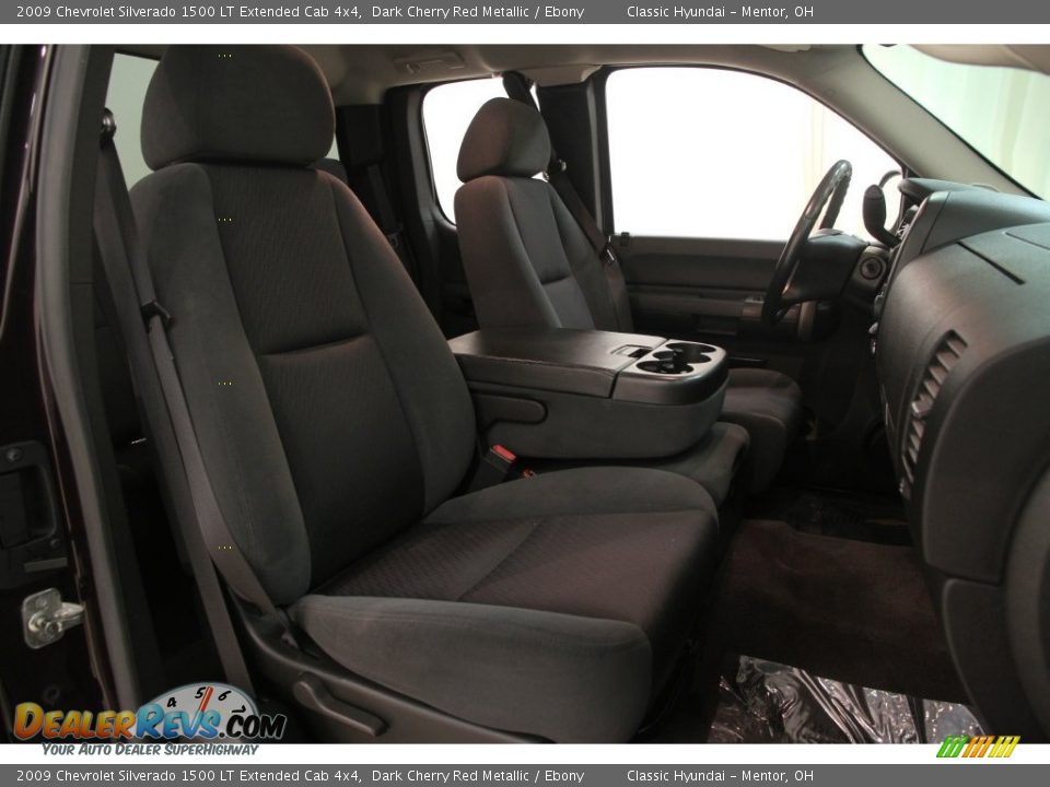 2009 Chevrolet Silverado 1500 LT Extended Cab 4x4 Dark Cherry Red Metallic / Ebony Photo #9