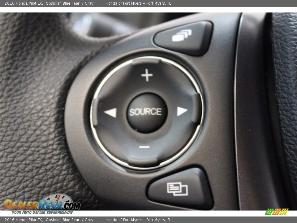 2016 Honda Pilot EX Obsidian Blue Pearl / Gray Photo #13