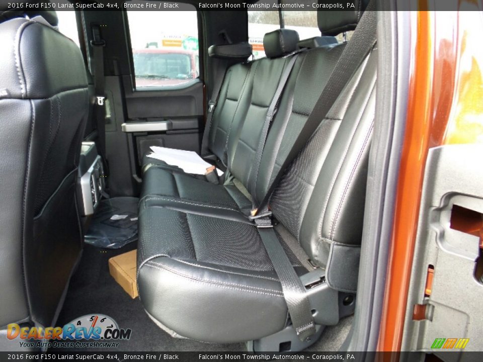 2016 Ford F150 Lariat SuperCab 4x4 Bronze Fire / Black Photo #7