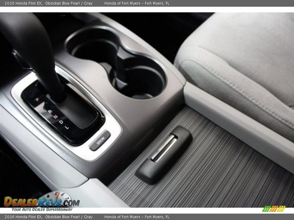 2016 Honda Pilot EX Obsidian Blue Pearl / Gray Photo #21