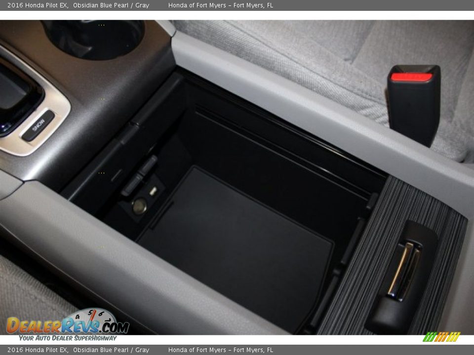 2016 Honda Pilot EX Obsidian Blue Pearl / Gray Photo #22