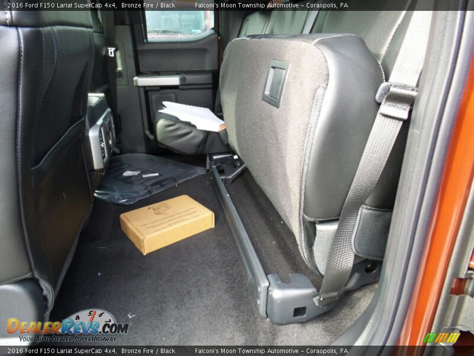 2016 Ford F150 Lariat SuperCab 4x4 Bronze Fire / Black Photo #8
