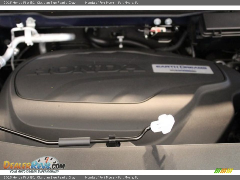 2016 Honda Pilot EX Obsidian Blue Pearl / Gray Photo #27