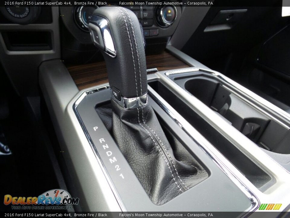 2016 Ford F150 Lariat SuperCab 4x4 Bronze Fire / Black Photo #11