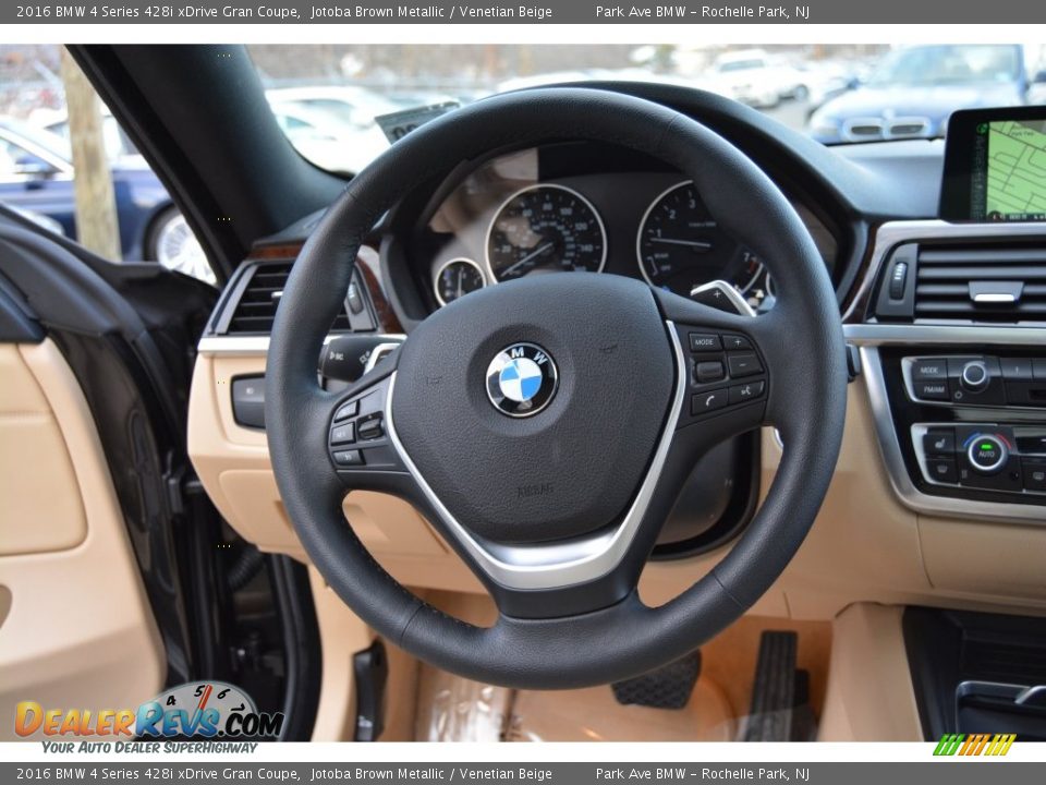 2016 BMW 4 Series 428i xDrive Gran Coupe Jotoba Brown Metallic / Venetian Beige Photo #19