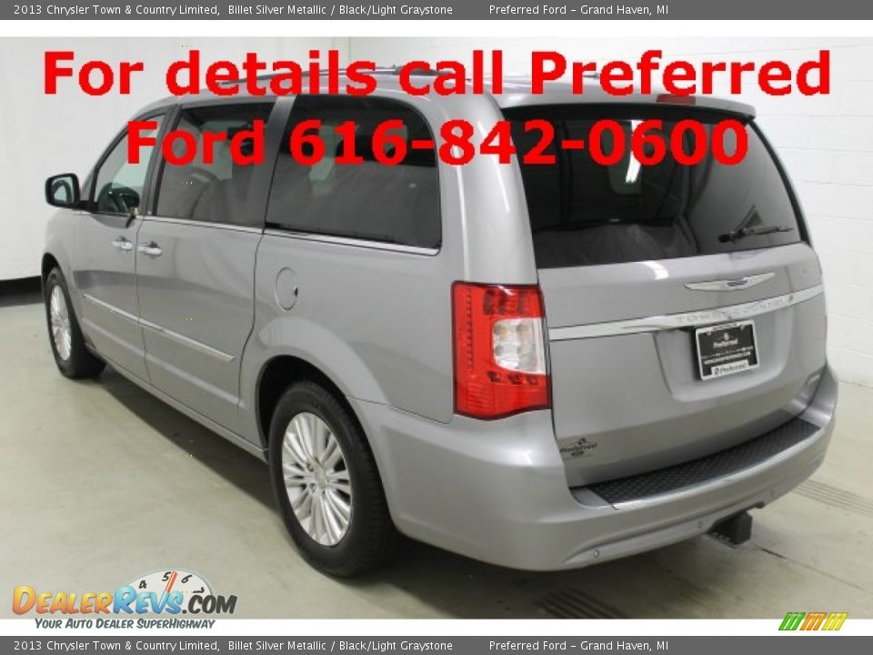 2013 Chrysler Town & Country Limited Billet Silver Metallic / Black/Light Graystone Photo #4
