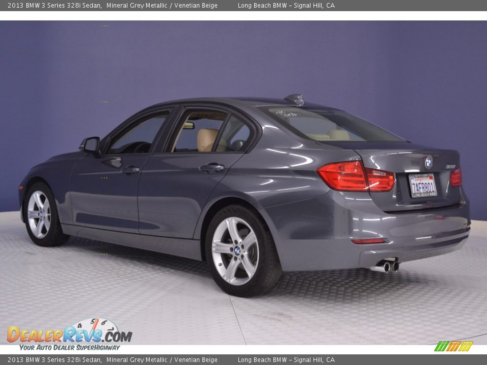 2013 BMW 3 Series 328i Sedan Mineral Grey Metallic / Venetian Beige Photo #5