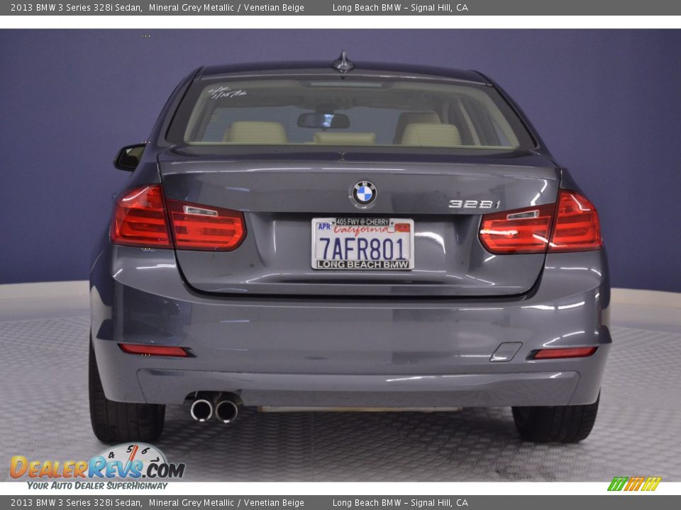 2013 BMW 3 Series 328i Sedan Mineral Grey Metallic / Venetian Beige Photo #6