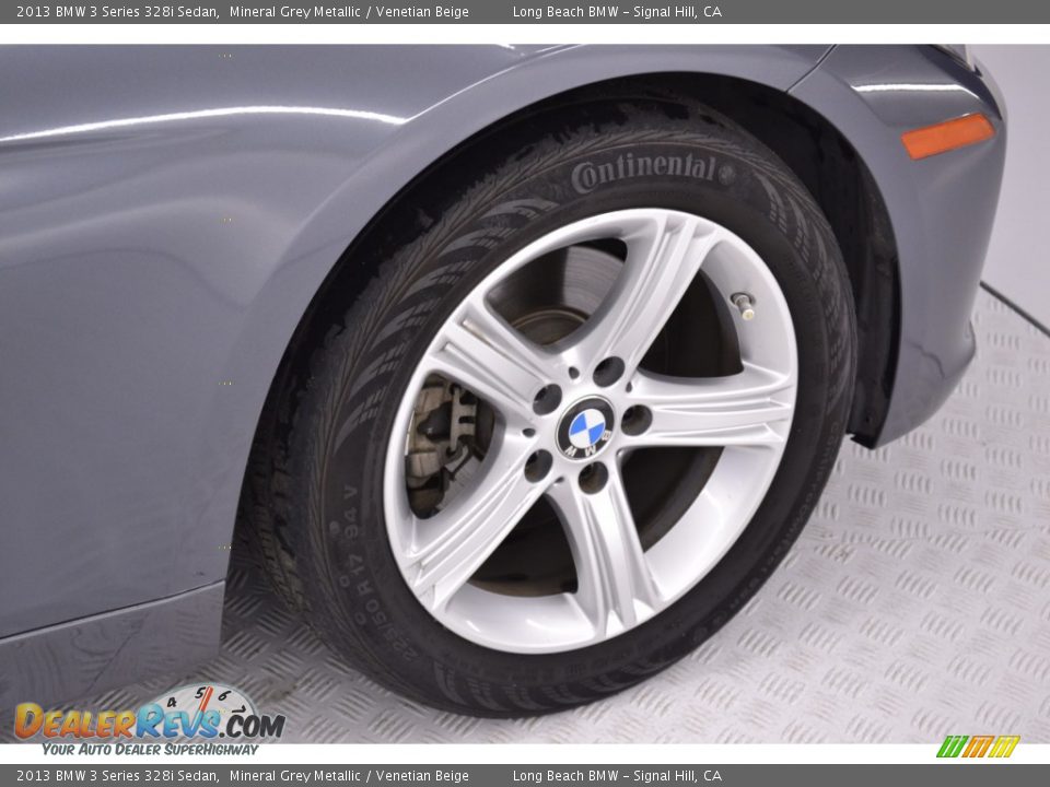 2013 BMW 3 Series 328i Sedan Mineral Grey Metallic / Venetian Beige Photo #9