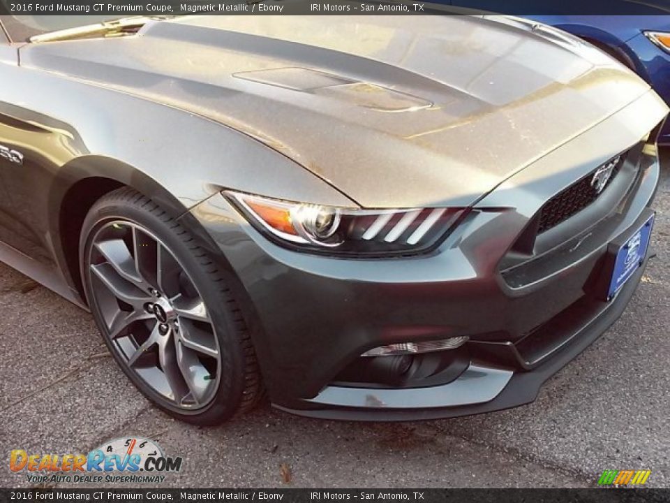 2016 Ford Mustang GT Premium Coupe Magnetic Metallic / Ebony Photo #3