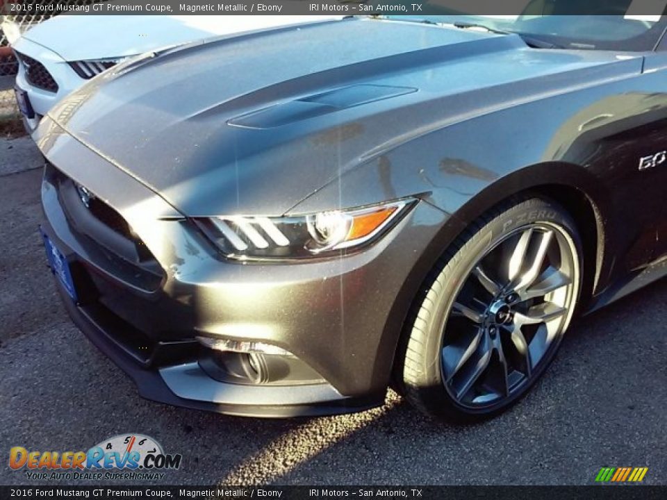2016 Ford Mustang GT Premium Coupe Magnetic Metallic / Ebony Photo #7