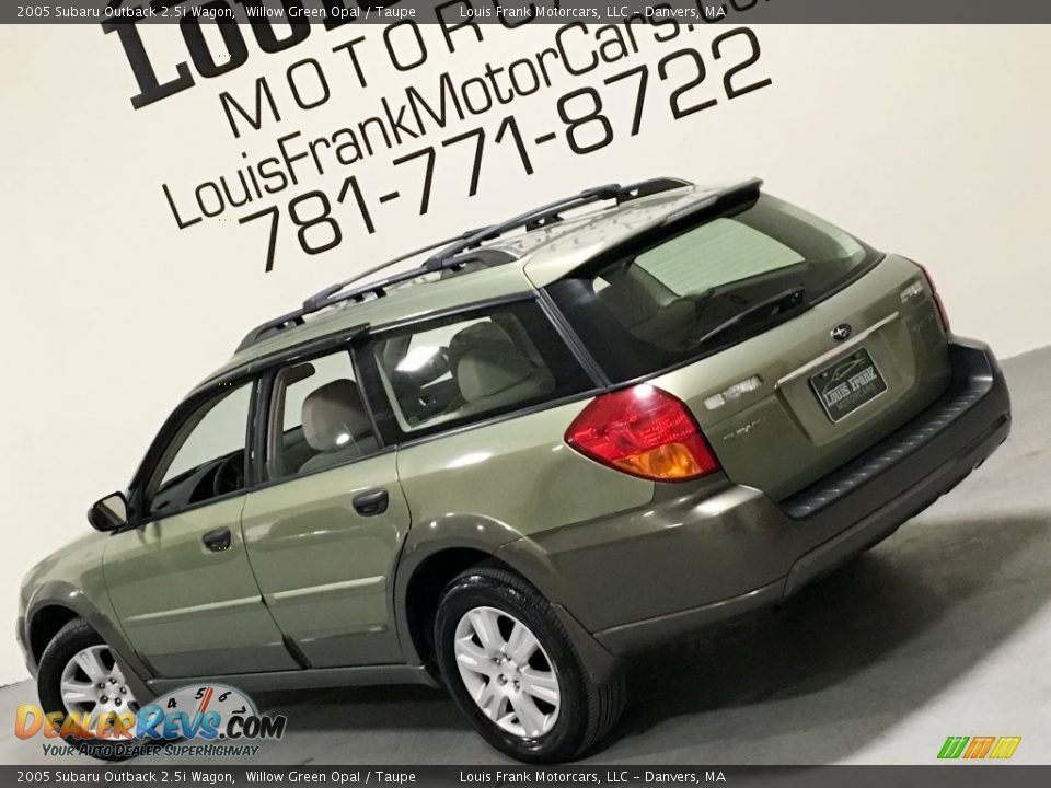 2005 Subaru Outback 2.5i Wagon Willow Green Opal / Taupe Photo #3