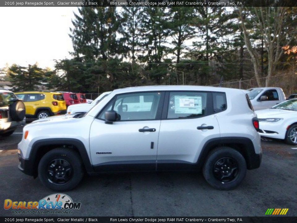 Glacier Metallic 2016 Jeep Renegade Sport Photo #3