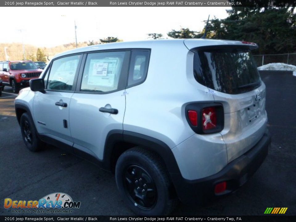 2016 Jeep Renegade Sport Glacier Metallic / Black Photo #5
