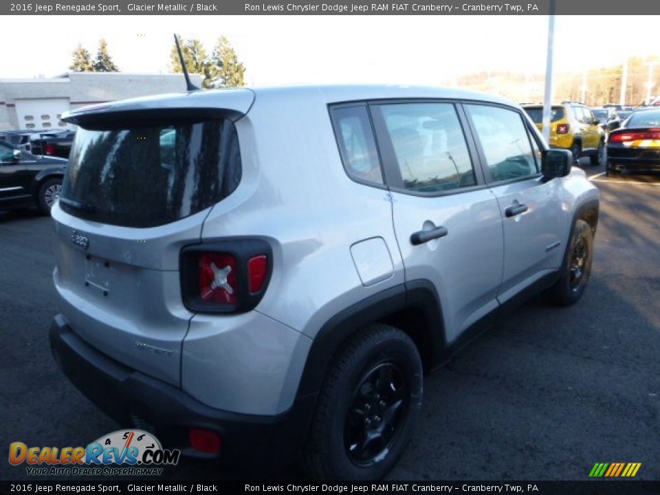 2016 Jeep Renegade Sport Glacier Metallic / Black Photo #7