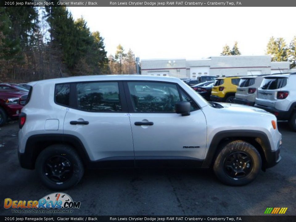 2016 Jeep Renegade Sport Glacier Metallic / Black Photo #8