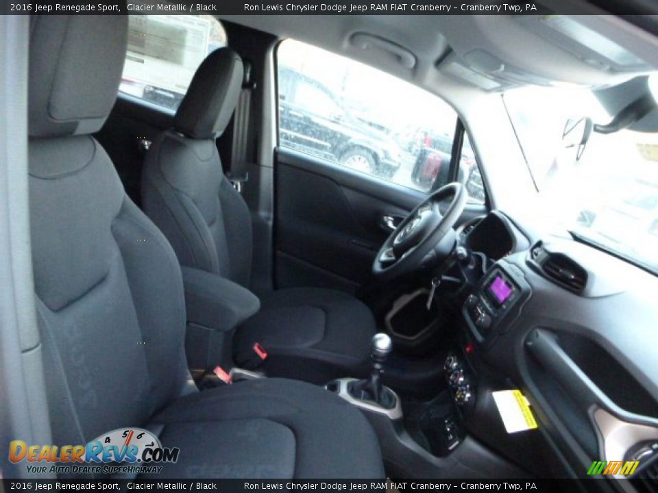 2016 Jeep Renegade Sport Glacier Metallic / Black Photo #9