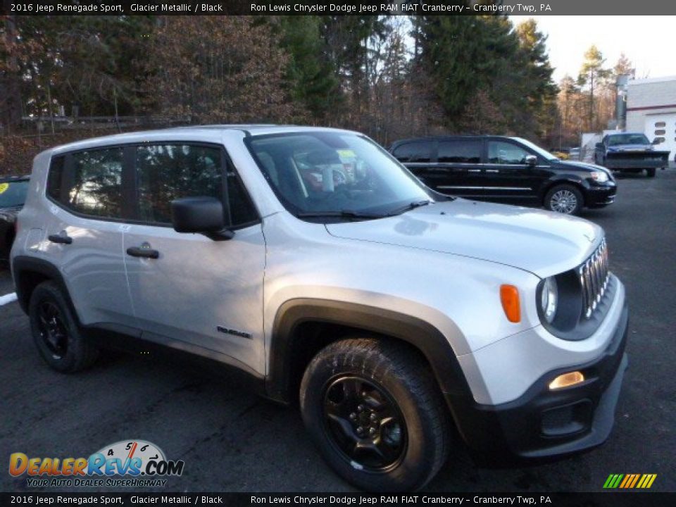 2016 Jeep Renegade Sport Glacier Metallic / Black Photo #11
