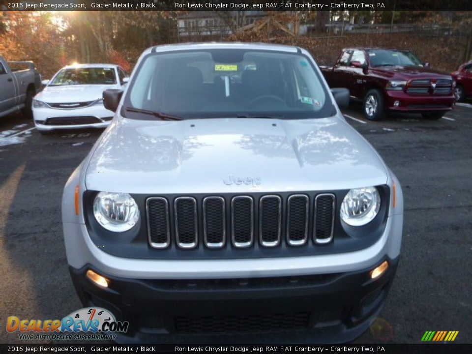 2016 Jeep Renegade Sport Glacier Metallic / Black Photo #12