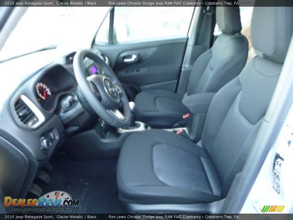 2016 Jeep Renegade Sport Glacier Metallic / Black Photo #14