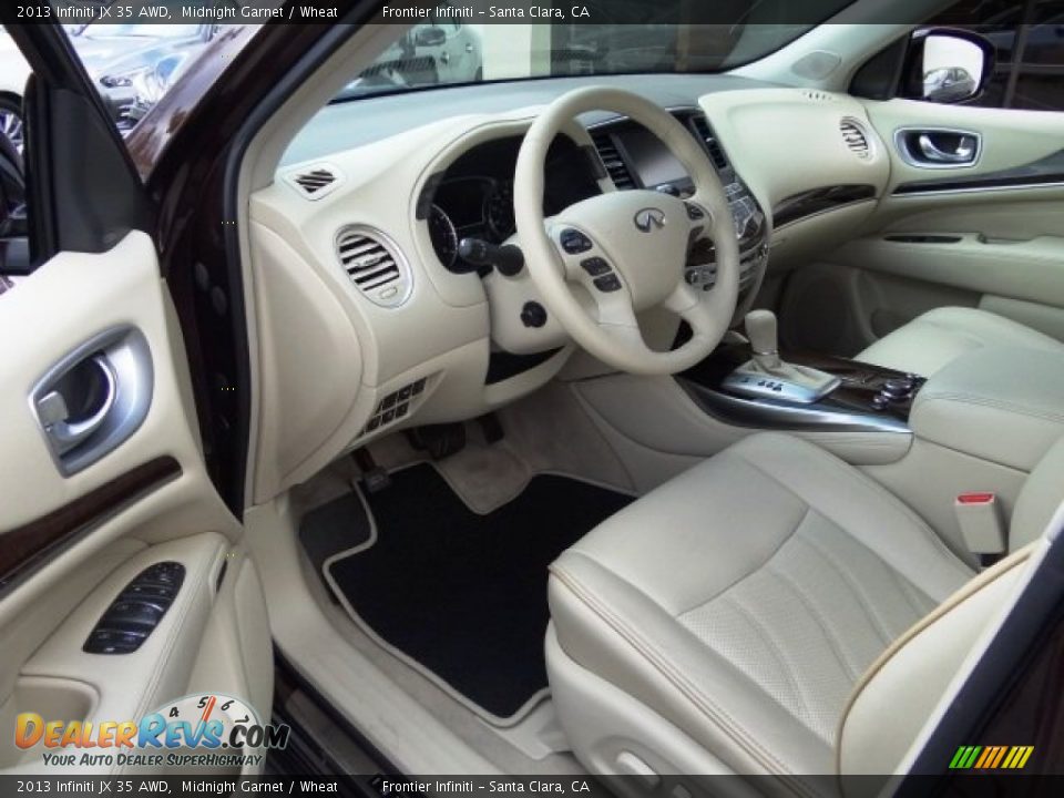 Wheat Interior - 2013 Infiniti JX 35 AWD Photo #17