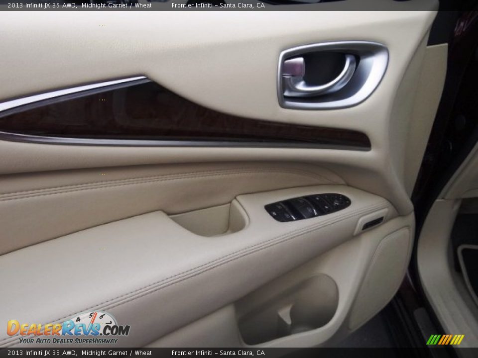 2013 Infiniti JX 35 AWD Midnight Garnet / Wheat Photo #20